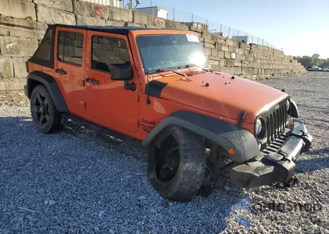 2015 Jeep Wrangler Unlimited Sport from USA, damaged, VIN 1C4BJWDG3FL610997
